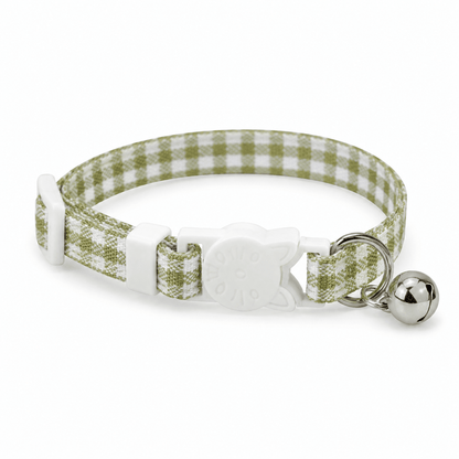 Everyday Gingham Cat Collar - The Purrist