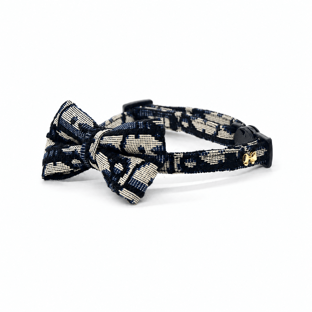 Midnight Plaid Bowtie Cat Collar - The Purrist