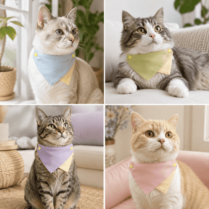 Soft Stretch Cat Bandana - The Purrist